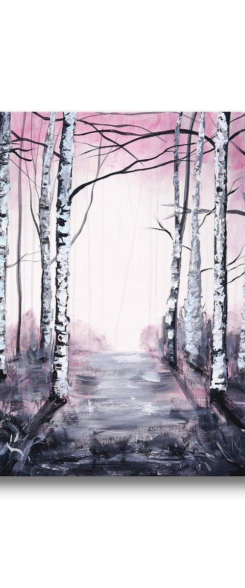Whispering Aspen Path by Amanda Dagg