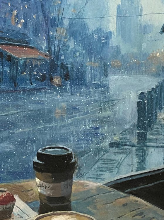 Coffee On Rainy Day