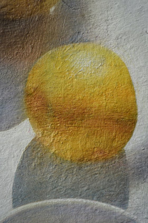 A Mug of Milk, Lemons,Sunlight