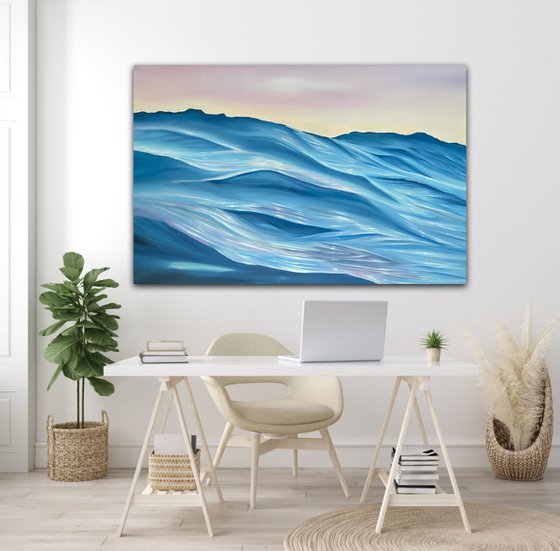 Refreshing Glow - coastal ocean tropical seascape