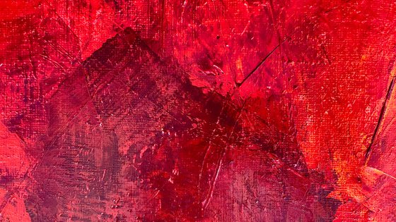 Red abstract no. 6621