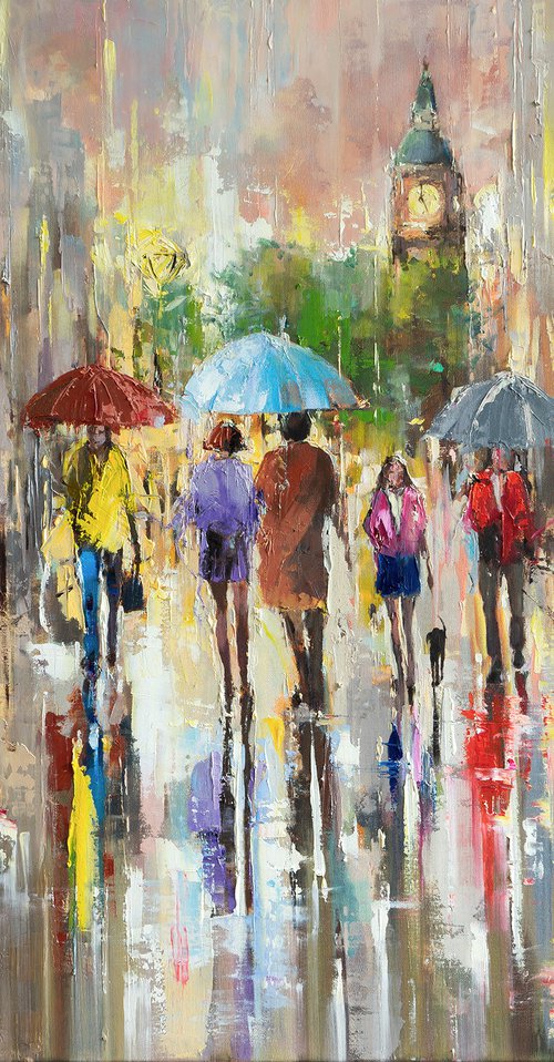'City Walk- London' by Ewa Czarniecka