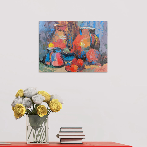Two Jugs in Vibrant Tones