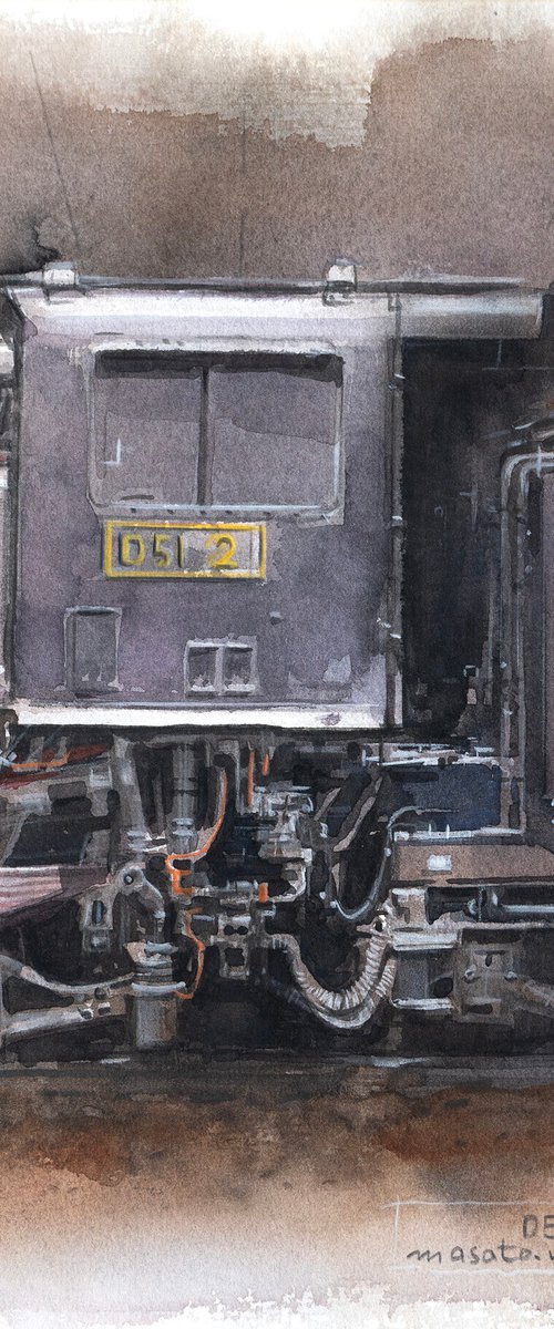 D51 Steam Locomotive Cab Study by Masato Watanabe