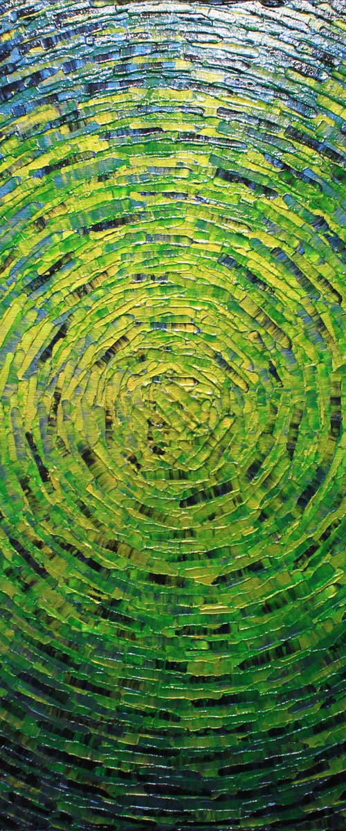 Shard of verdant color by Jonathan Pradillon