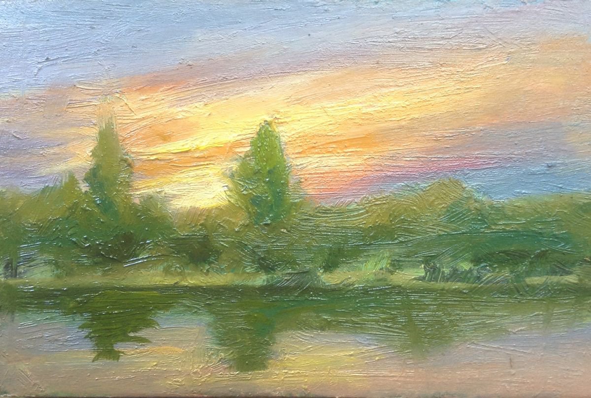 Summer sunset by Nata New