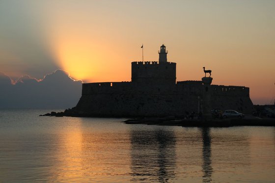 Sunrise in Rhodes