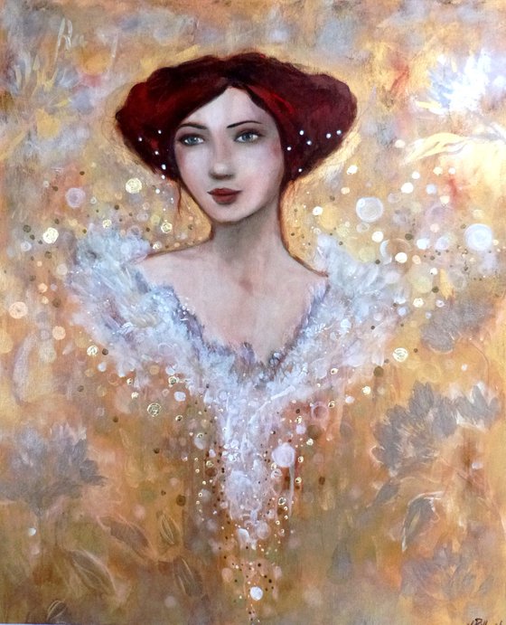 Astrée Or 60 x 73 cm.