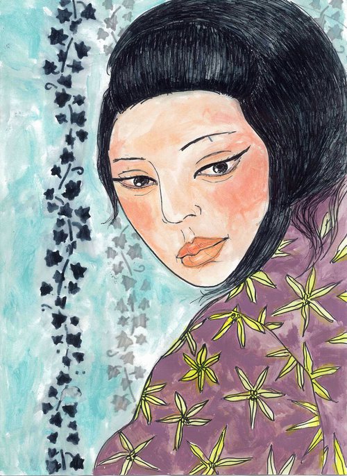 Geisha by Nektaria Giannoulakou