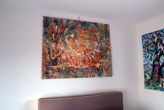 Luce del nord olio su tela 120x150cm