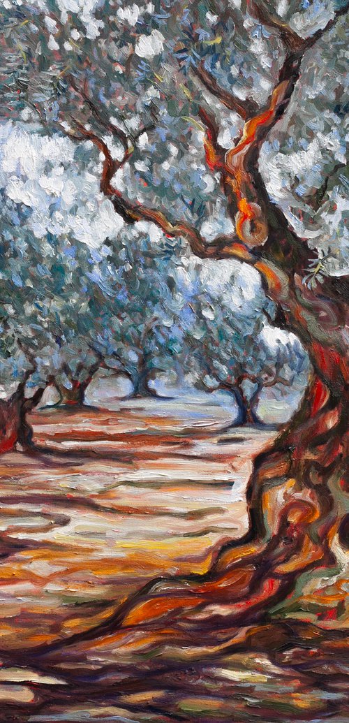 Olive Grove by Liudmila Pisliakova