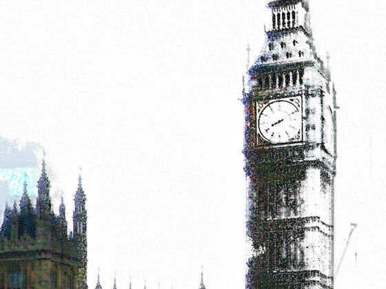 Trocitos de cielo, Big Ben 2/XL large original artwork