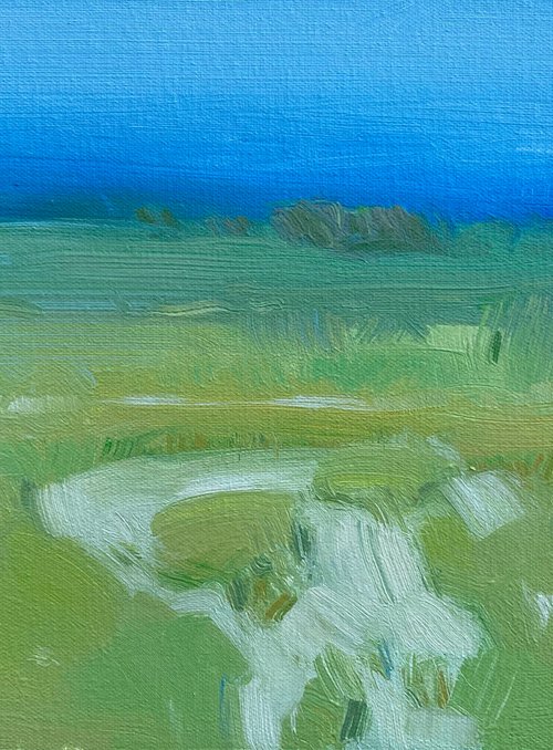 Path, Original oil painting, Handmade artwork, One of a kind by Vahe Yeremyan