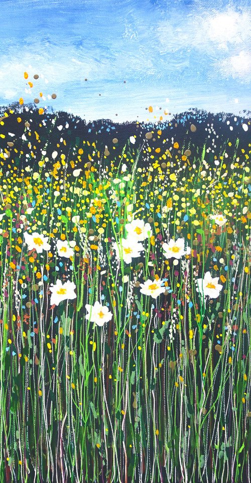 Wildflower Meadow  21 by Roz Edwards