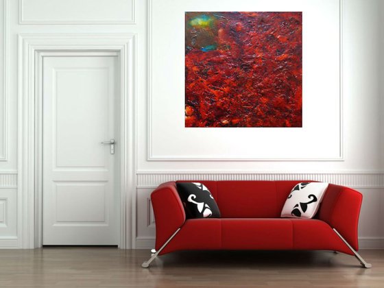 Abstract painting. 95x90cm