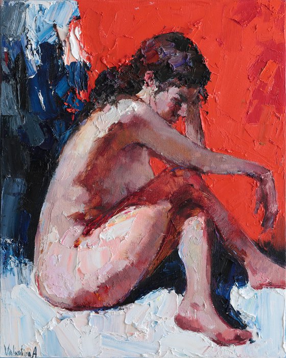 Seated Woman in Stillness