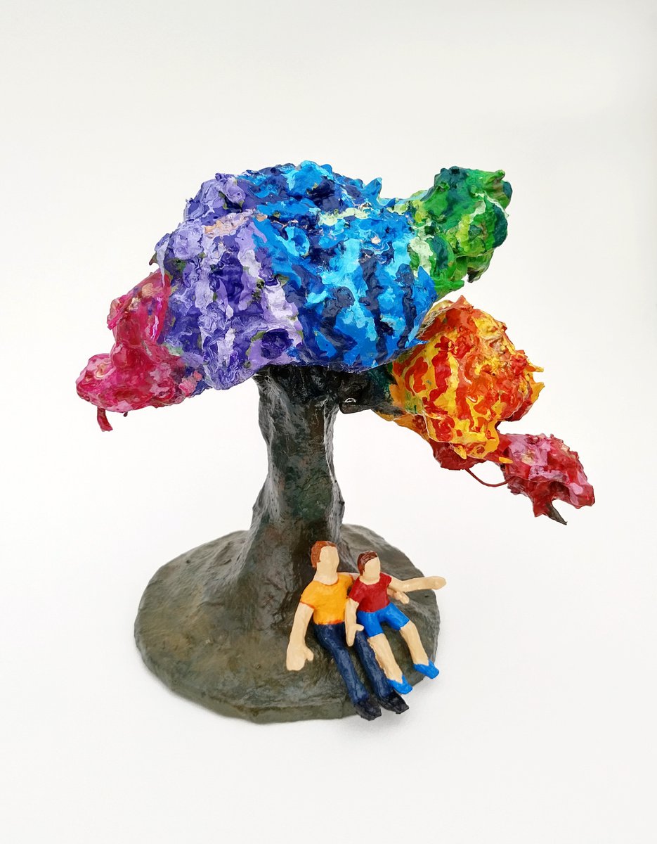 Photorealistic Sculpture , Under The Shade Of The Tree By Shweta Mahajan, 9 X 8, Artwork For Sale On Artfinder