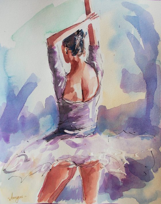 Ballerina  Watercolor Series