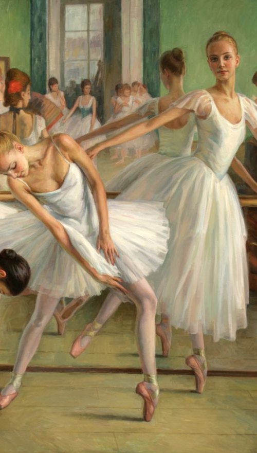 The Dance Class 1874-2013, 110x150cm, 2013 by Serguei  Zlenko