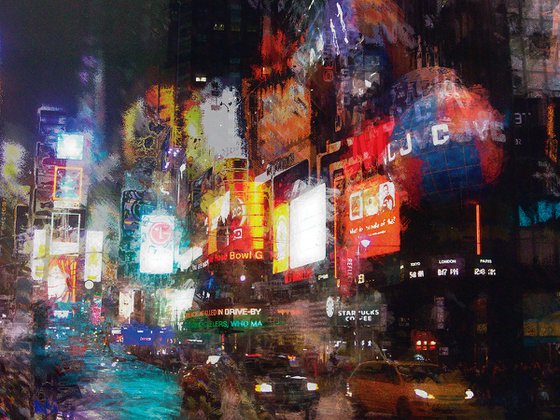 Times square/XL large original artwork