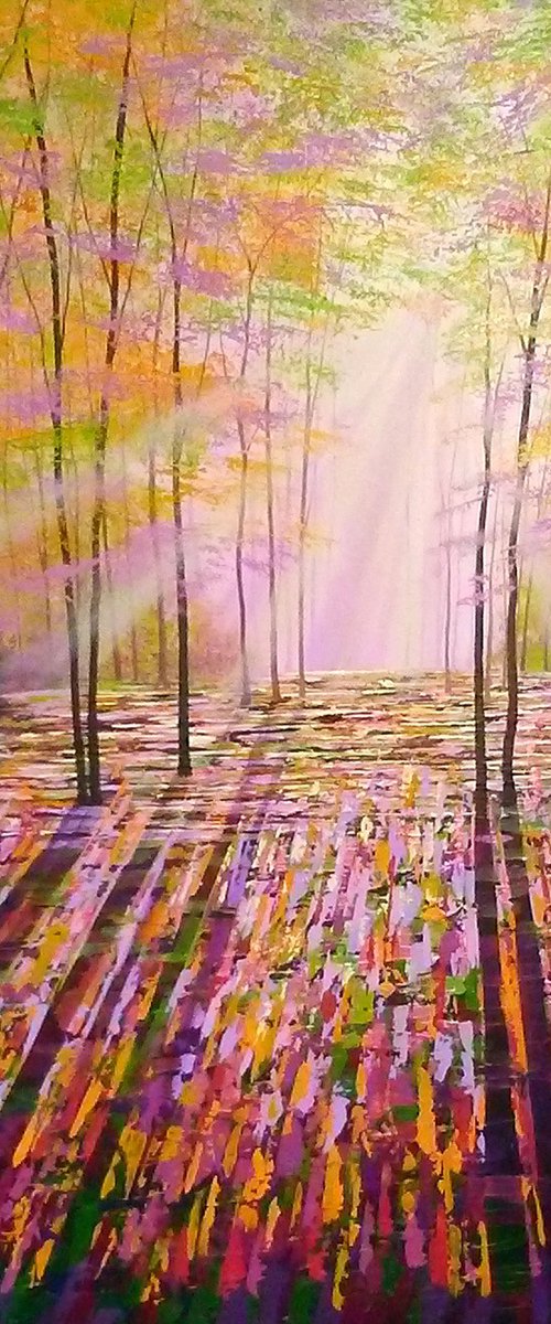 Shimmering Wood by Amanda Horvath