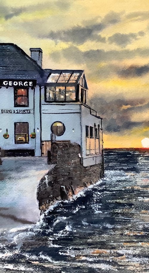 Sunset over Appledore by Darren Carey