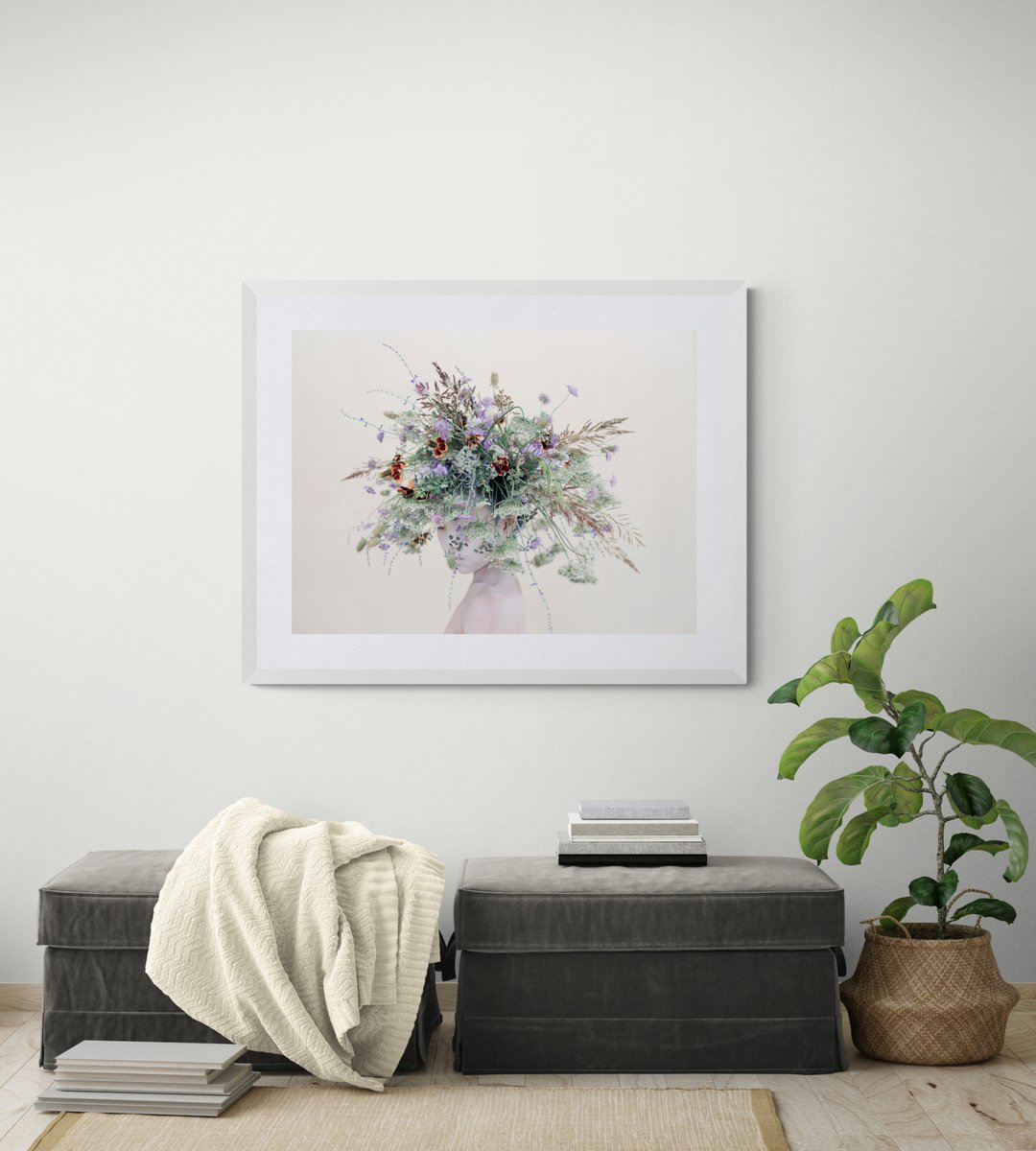 Photorealistic Portrait Photograph By Ziesook You, 32 X 24", Scent Of Texas 05222020, Original Artwork