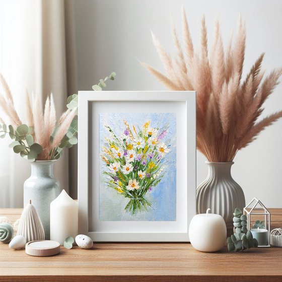 Bouquet of flowers painting