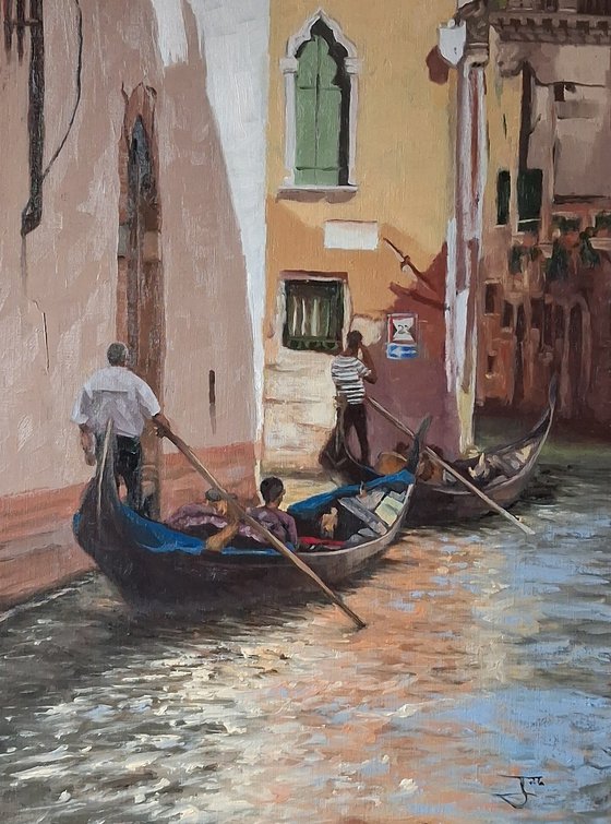 Meandering flow of Venezia