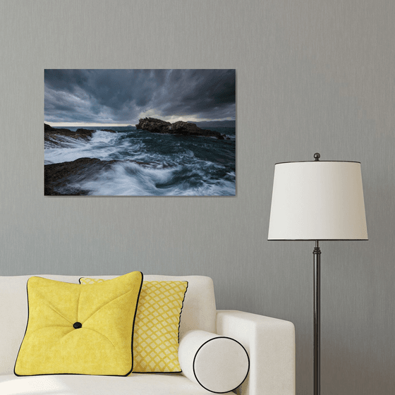 SEA AND CLOUDS - Photographic Print on 10mm Rigid Support