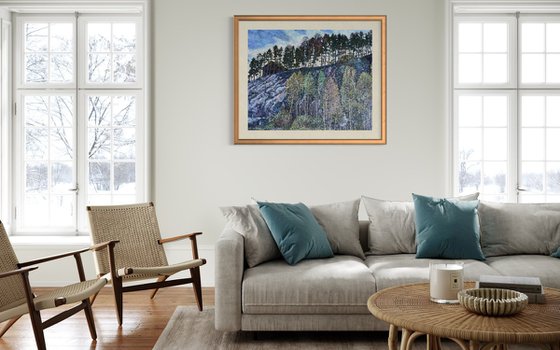 Trees grow on the stones too