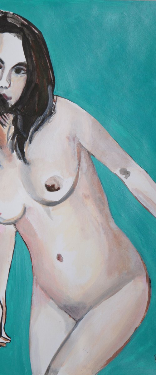 Nude #3 MXM / 42 X 29.7 cm by Alexandra Djokic
