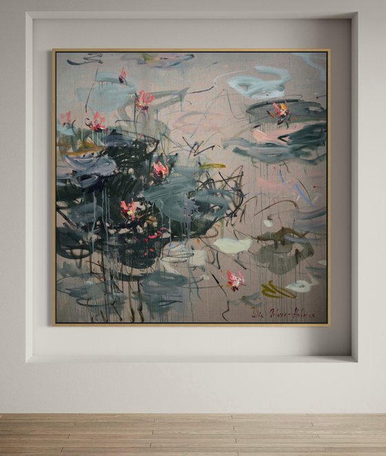 Water lilies.