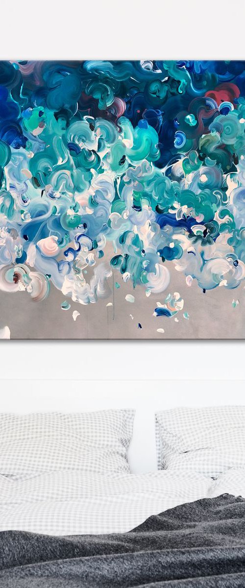 'Perfect storm' - 80x48" by Tatiana Georgieva