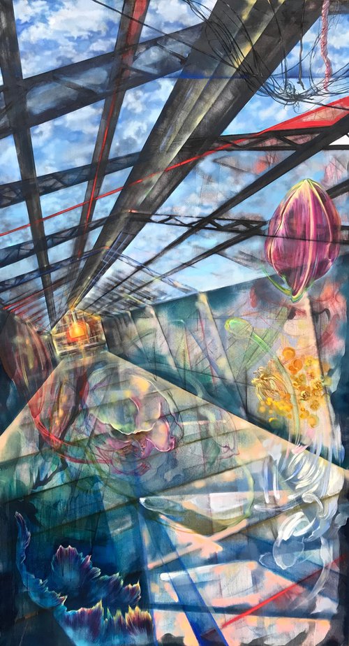 “Greenhouse Effect” (Never cross the red line) by Karine Paronyanc