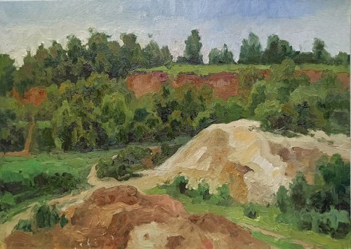 In quarry by Olga Goryunova