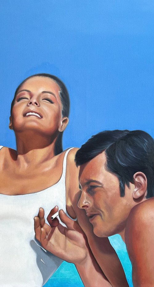 1969LA PISCINE.Romy and Alain by Elena Kurochko