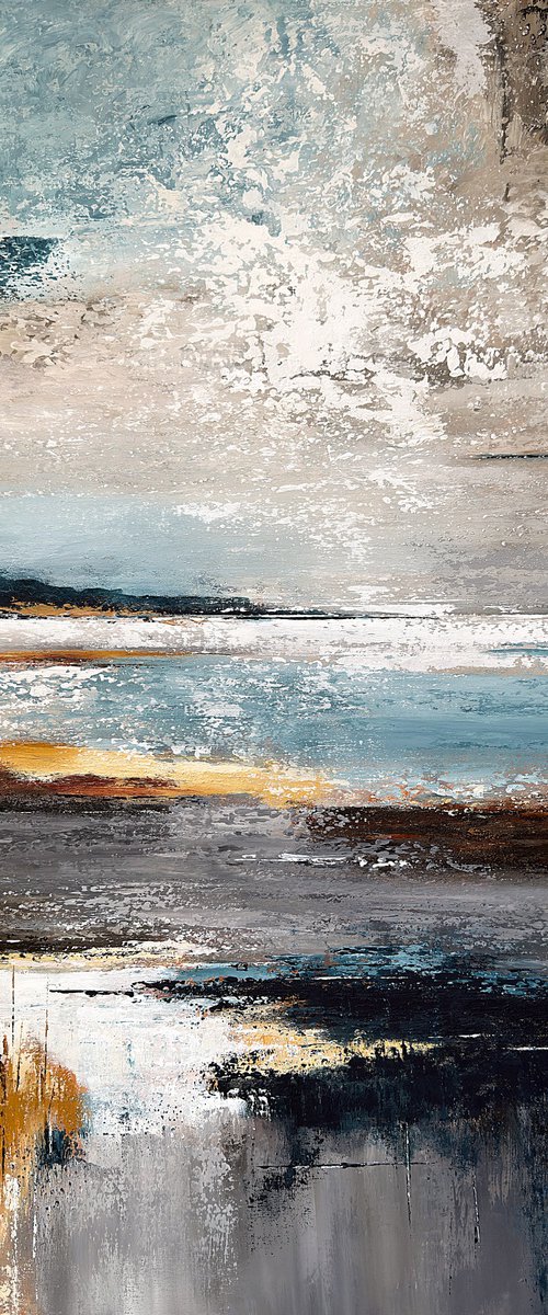 Tides of Earth and Blue. Large Coastal by Tatiana Malinovscaia