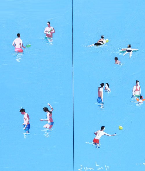 Menorca II diptych by Carlos Martín