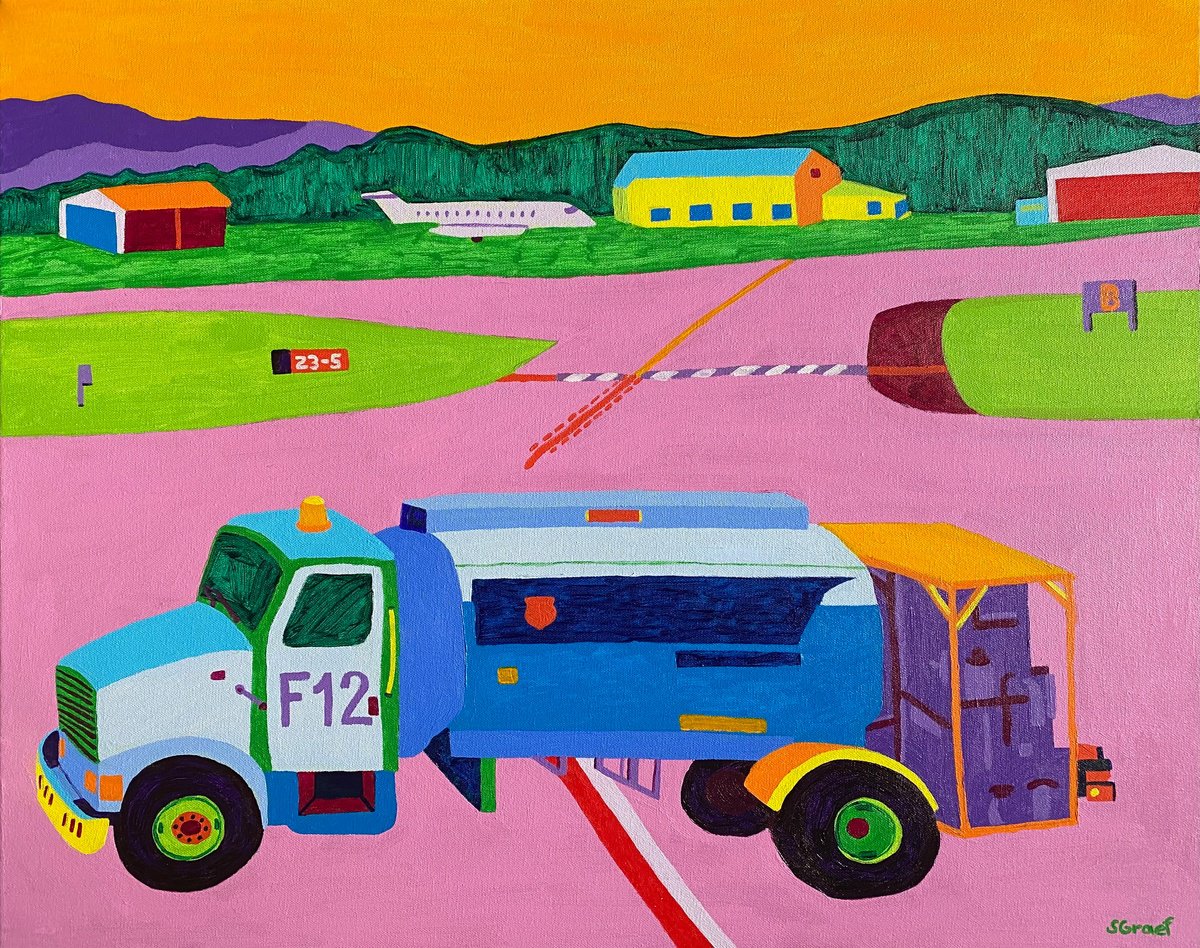 Fuel Truck by Sue Graef