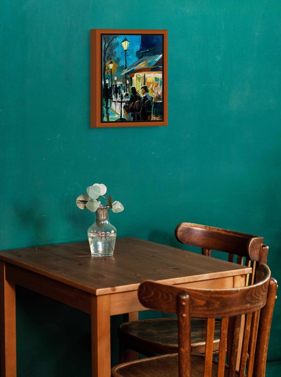 Café in the Evening Light