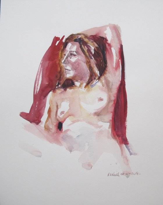 reclining female nude