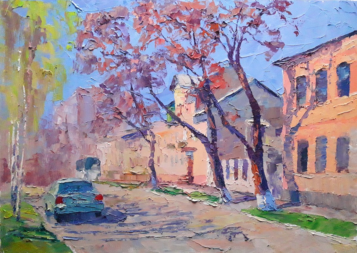 Oil painting the outside nSerb293 by Boris Serdyuk