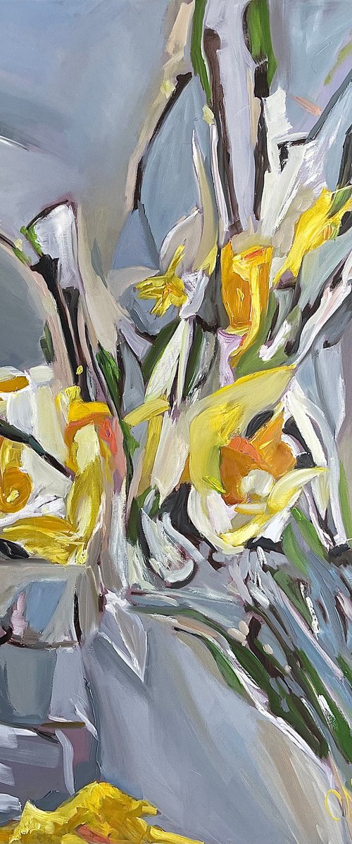Daffodil Dreamscape by Olga McNamara BiennaleArtist