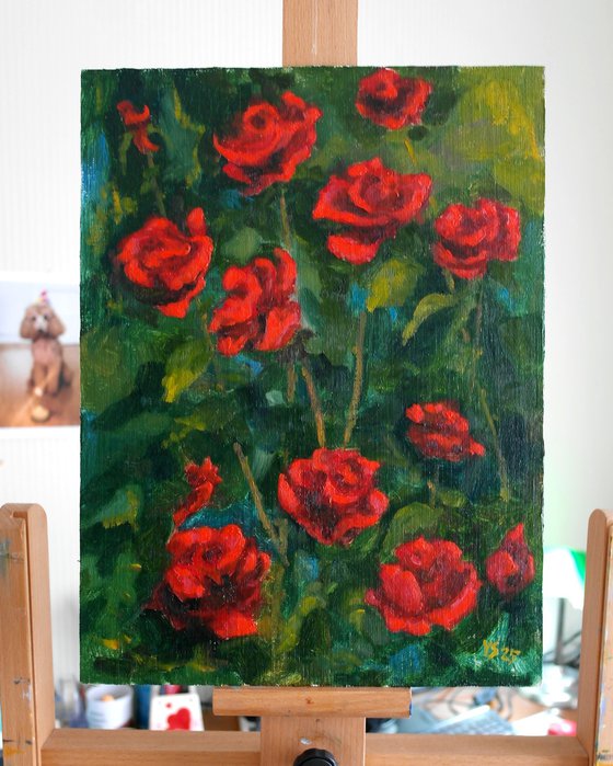 Dark Red Roses