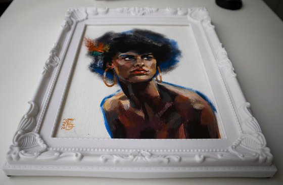 Cuban Girl (framed)