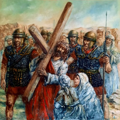 Stations of the cross by Arturas Slapsys