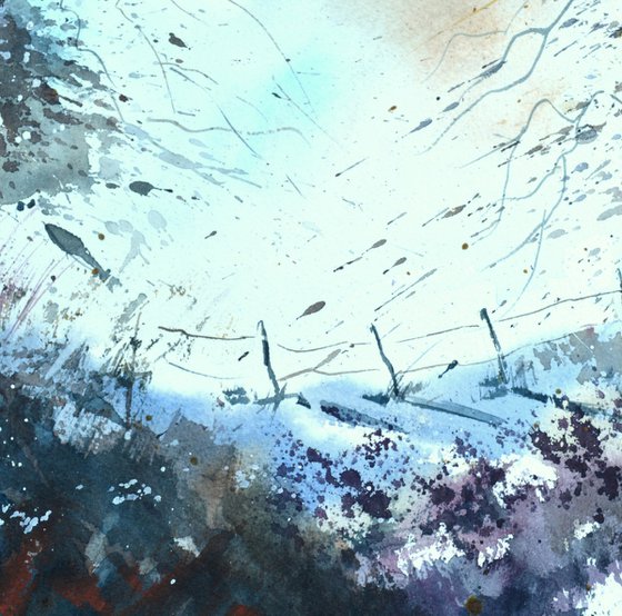 To the light -watercolor
