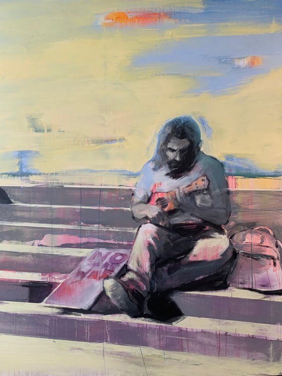 XXL Super Big Painting - "No more war" - Pop Art - Street - City - Los Angeles - USA