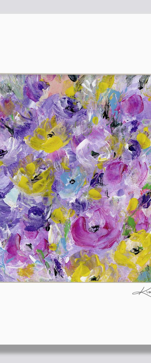 Floral Bliss 11 - Abstract Flower Painting by Kathy Morton Stanion by Kathy Morton Stanion